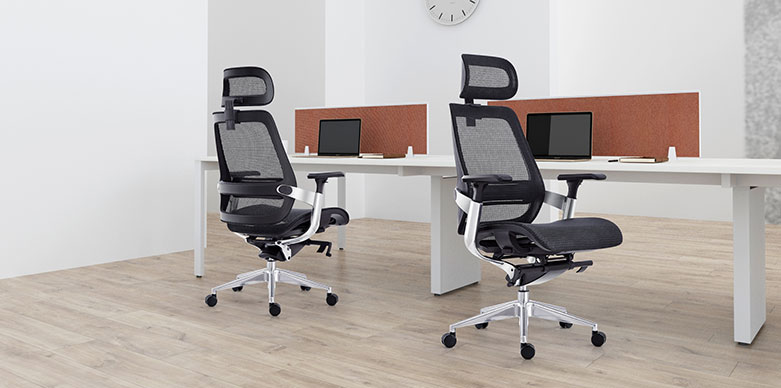 Actual view of staff chair